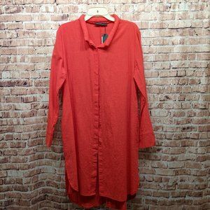 Zanzea 100% Cotton Dress/Tunic w Padded Collar XXL